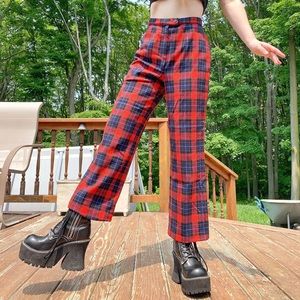 3xHP💋Vtg 1970s Pendleton Plaid Wool Pants